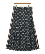 GUCCI（グッチ）ロング・マキシ丈スカート 紺 サイズ:L レディース/2200664970055
