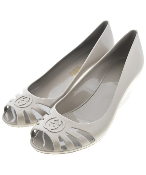GUCCI(グッチ)パンプス グレー サイズ:EU38(24.5cm位)/2200664974053