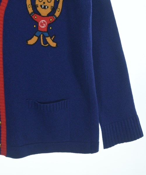 GUCCI（グッチ）カーディガン 青 サイズ:L レディース/2200665174056