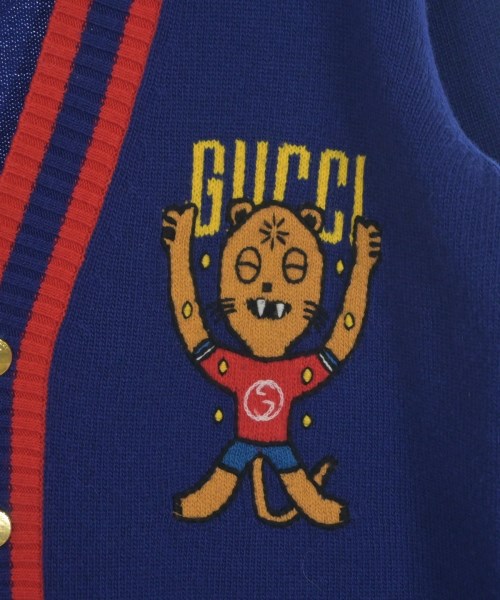 GUCCI（グッチ）カーディガン 青 サイズ:L レディース/2200665174056