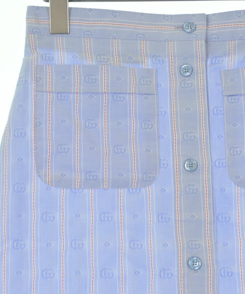 GUCCI（グッチ）ミニスカート 青 サイズ:38(S位) レディース/2200665250019