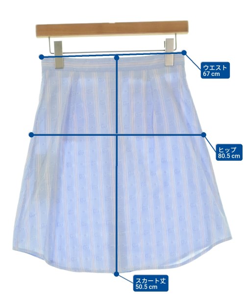 GUCCI（グッチ）ミニスカート 青 サイズ:38(S位) レディース/2200665250019