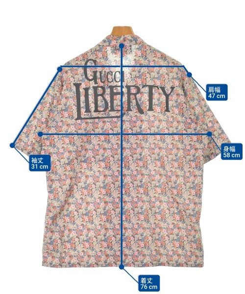 GUCCI（グッチ）カジュアルシャツ ベージュ サイズ:50(XL位) メンズ/2200665818202