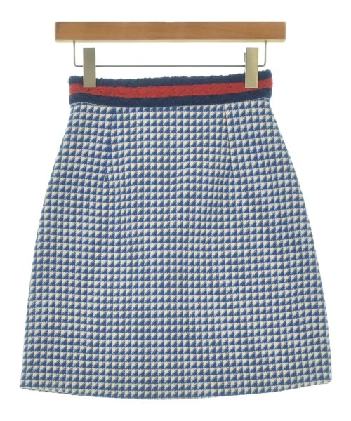GUCCI（グッチ）ミニスカート 青 サイズ:36(XS位) レディース/2200665818288