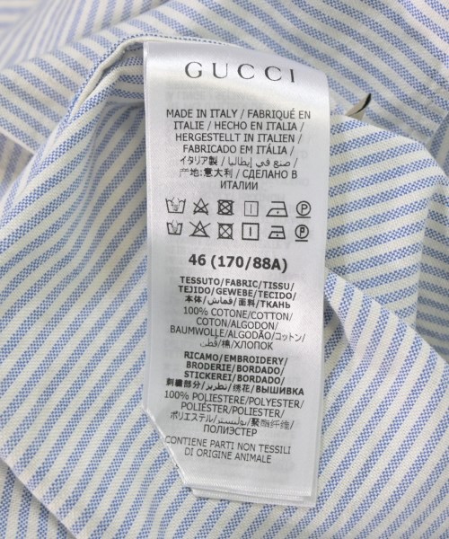GUCCI（グッチ）カジュアルシャツ 白 サイズ:46(M位) メンズ/2200665843037