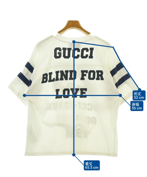 GUCCI（グッチ）Tシャツ・カットソー 白 サイズ:S メンズ/2200665944130