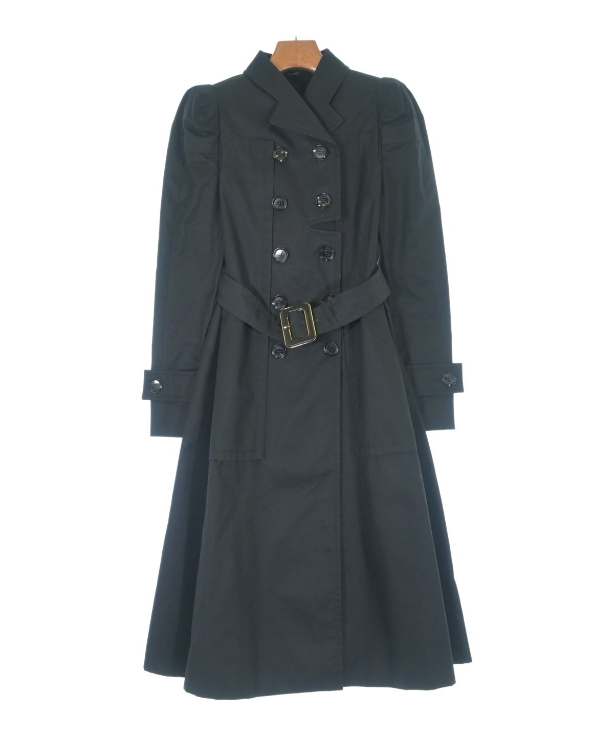 GUCCI グッチ　トレンチコート　ジャケット　黒　イタリア GUCCI（グッチ）トレンチコート 黒 サイズ:54(XXL位) メンズ