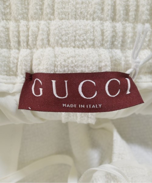 GUCCI（グッチ）スウェットパンツ 白 サイズ:42(XS位) メンズ/2200666571014