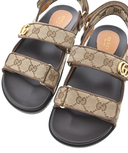 GUCCI（グッチ）サンダル ベージュ サイズ:EU37 1/2(24cm位) レディース/2200666977076