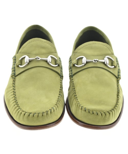 GUCCI（グッチ）ドレスシューズ/ローファー 緑 サイズ:37(23.5cm位) レディース/2200666977083