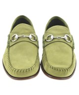 GUCCI（グッチ）ドレスシューズ/ローファー 緑 サイズ:37(23.5cm位) レディース/2200666977083
