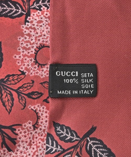 GUCCI（グッチ）ストール 赤 サイズ:- メンズ/2200667196773