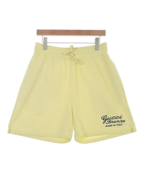 GUCCI(グッチ)ショートパンツ 黄 サイズ:S/2200667710016
