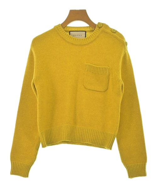 GUCCI(グッチ)ニット・セーター 黄 サイズ:XS/2200660756134