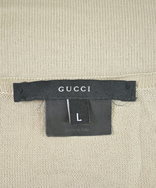 GUCCI（グッチ）ニット・セーター ベージュ サイズ:L メンズ/2200665379024