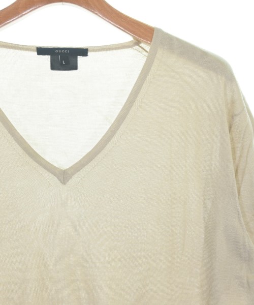 GUCCI（グッチ）ニット・セーター ベージュ サイズ:L メンズ/2200665379024
