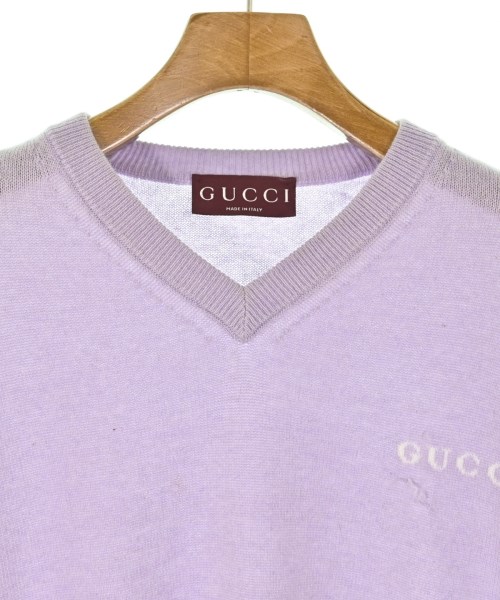 GUCCI（グッチ）ニット・セーター 紫 サイズ:S レディース/2200668659031