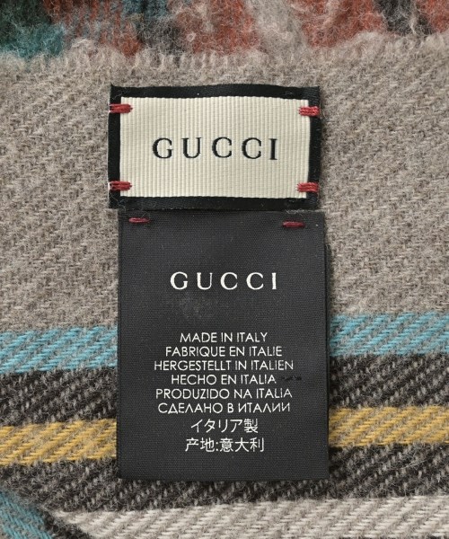 GUCCI（グッチ）マフラー グレー サイズ:- メンズ/2200668807036