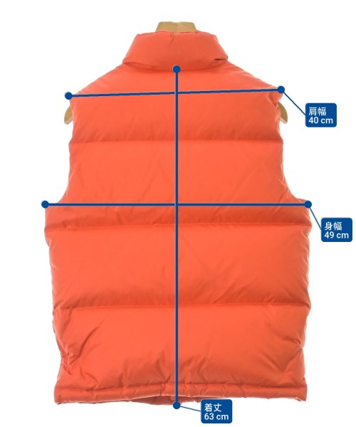 GUCCI（グッチ）ダウンジャケット/ダウンベスト オレンジ サイズ:XS メンズ/2200663717170