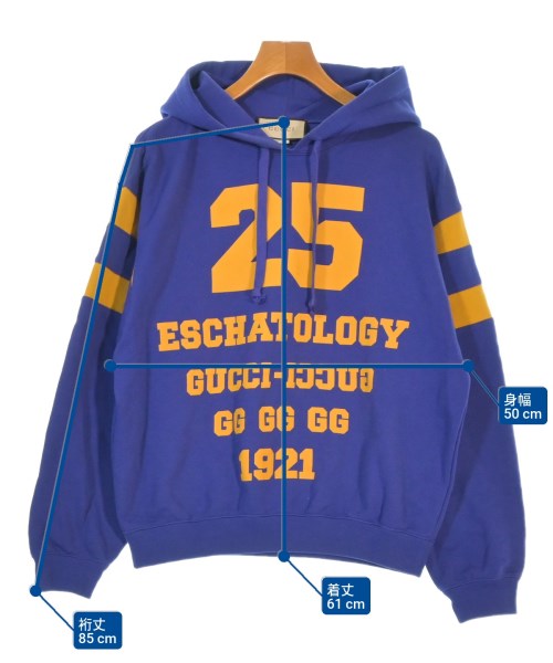 GUCCI（グッチ）パーカー 紫 サイズ:XS メンズ/2200663717187