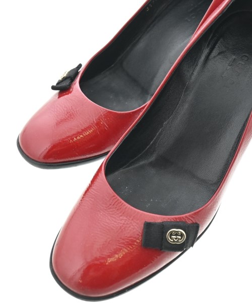 GUCCI（グッチ）パンプス 赤 サイズ:EU35 1/2(22cm位) レディース/2200669280012