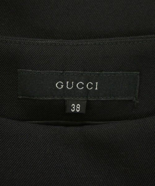 GUCCI（グッチ）ひざ丈スカート 黒 サイズ:38(S位) レディース/2200669162011
