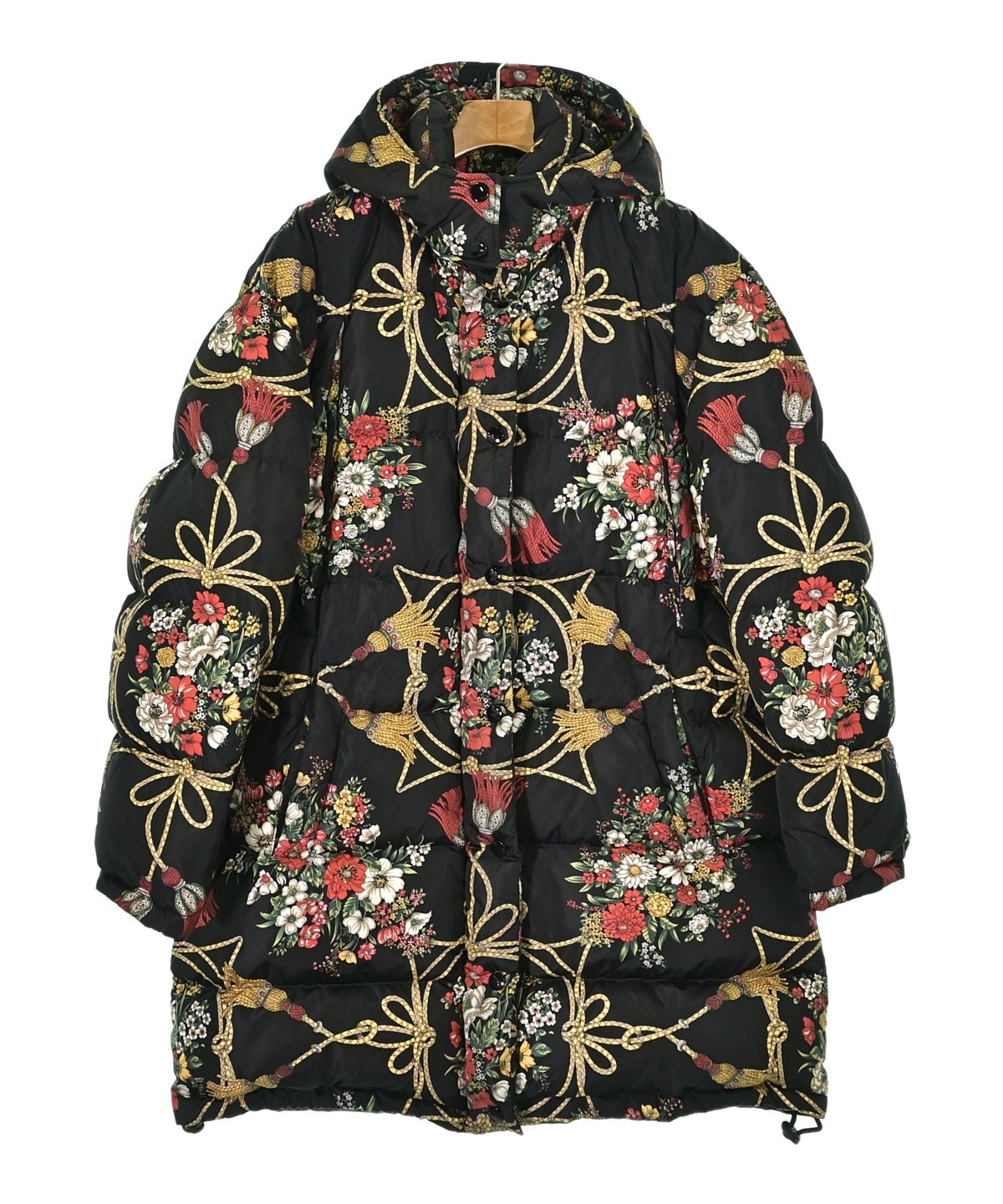 GUCCI（グッチ）ダウンコート 黒 サイズ:38(S位) レディース