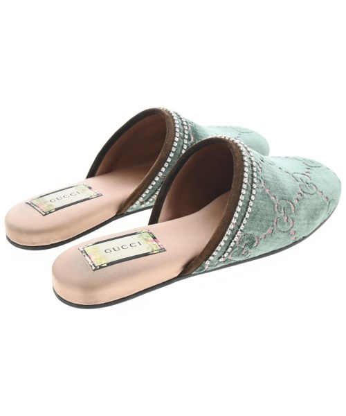 GUCCI（グッチ）サンダル 緑 サイズ:EU37(23.5cm位) レディース/2200669688061