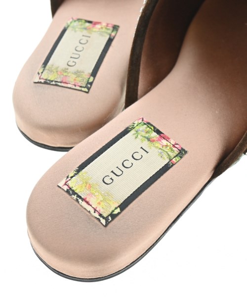 GUCCI（グッチ）サンダル 緑 サイズ:EU37(23.5cm位) レディース/2200669688061