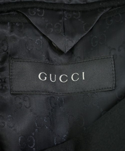 GUCCI（グッチ）チェスターコート 黒 サイズ:52(XXL位) メンズ/2200665322112