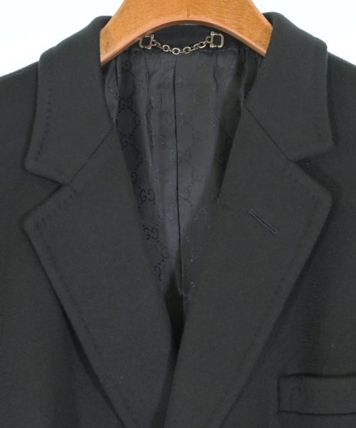 GUCCI（グッチ）チェスターコート 黒 サイズ:52(XXL位) メンズ/2200665322112