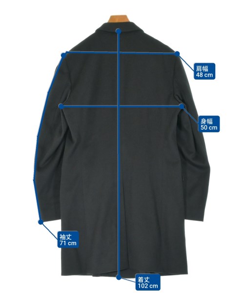 GUCCI（グッチ）チェスターコート 黒 サイズ:52(XXL位) メンズ/2200665322112