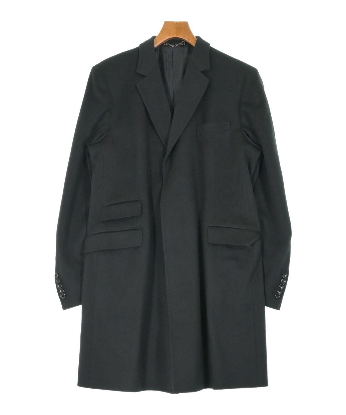 GUCCI チェスターコート サイズ40 黒 GUCCI（グッチ）チェスターコート 黒 サイズ:52(XXL位) メンズ