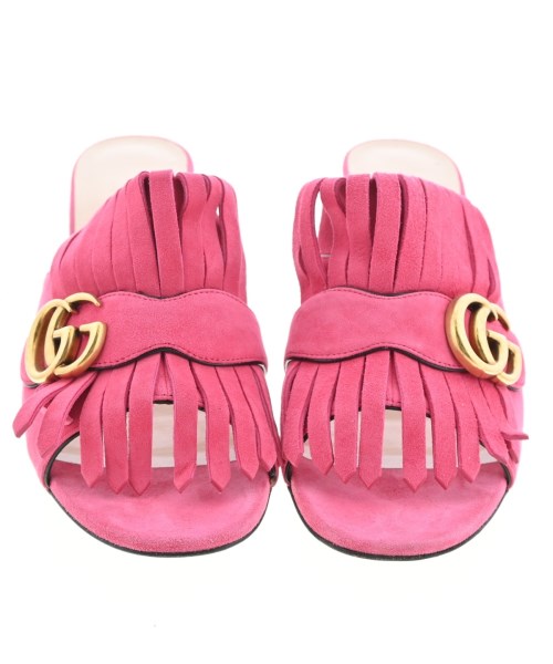 GUCCI（グッチ）サンダル ピンク サイズ:EU38(24.5cm位) レディース/2200669972023
