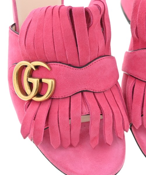 GUCCI（グッチ）サンダル ピンク サイズ:EU38(24.5cm位) レディース/2200669972023