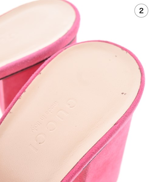 GUCCI（グッチ）サンダル ピンク サイズ:EU38(24.5cm位) レディース/2200669972023