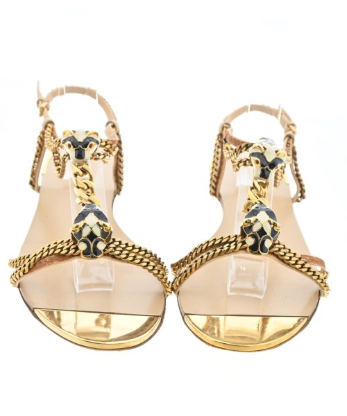 GUCCI（グッチ）サンダル ゴールド サイズ:EU38(24.5cm位) レディース/2200669972047