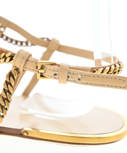 GUCCI（グッチ）サンダル ゴールド サイズ:EU38(24.5cm位) レディース/2200669972047