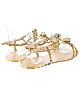 GUCCI（グッチ）サンダル ゴールド サイズ:EU38(24.5cm位) レディース/2200669972047