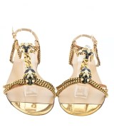 GUCCI（グッチ）サンダル ゴールド サイズ:EU38(24.5cm位) レディース/2200669972047