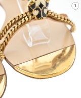GUCCI（グッチ）サンダル ゴールド サイズ:EU38(24.5cm位) レディース/2200669972047