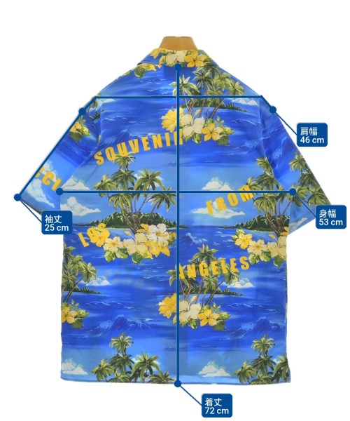 GUCCI（グッチ）カジュアルシャツ 青 サイズ:44(M位) メンズ/2200669976021