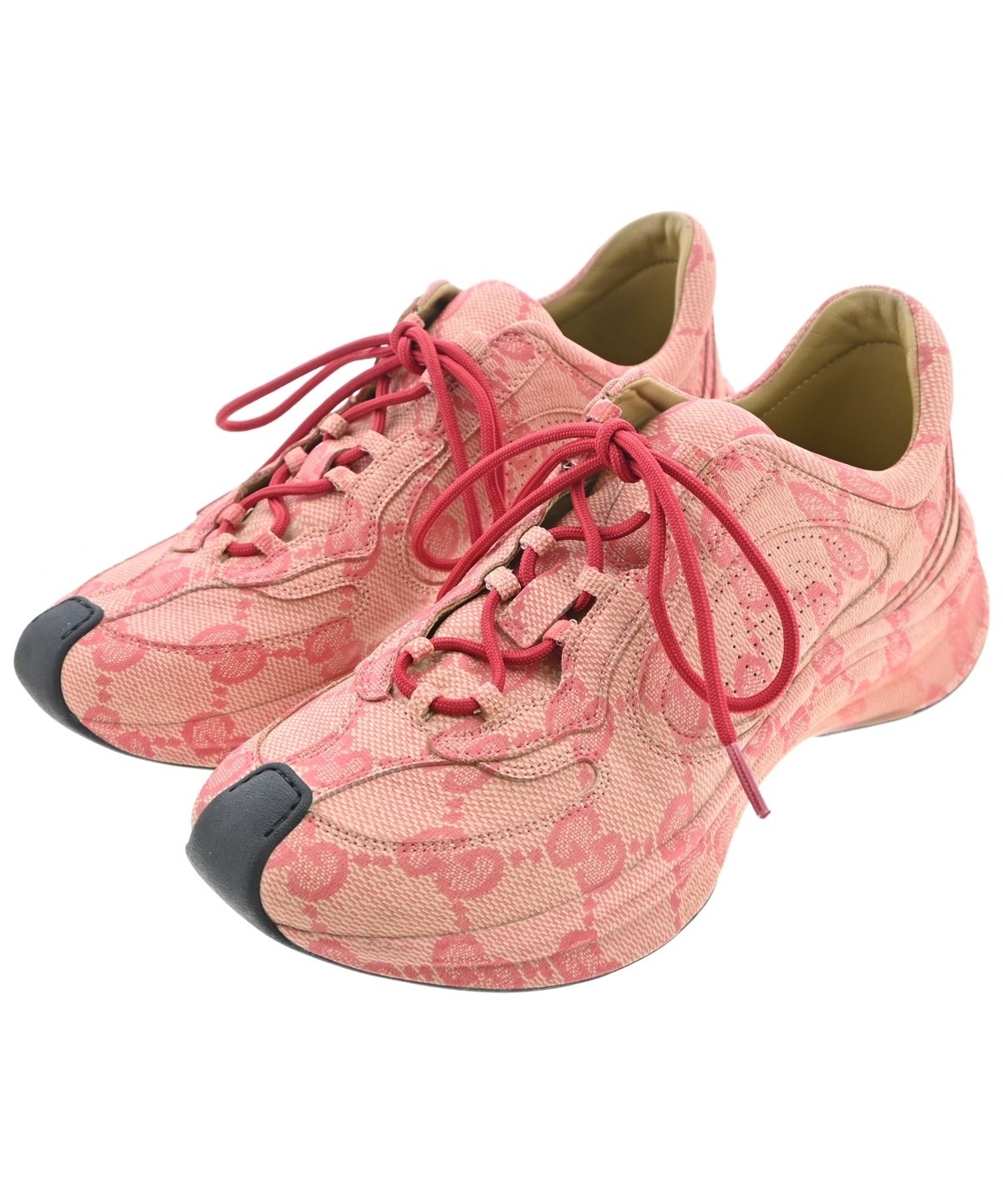 GUCCI（グッチ）スニーカー ピンク サイズ:UK7(25.5cm位) メンズ