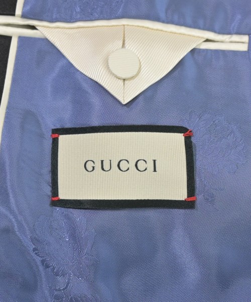GUCCI（グッチ）テーラードジャケット 黒 サイズ:50(XL位) メンズ/2200670034017