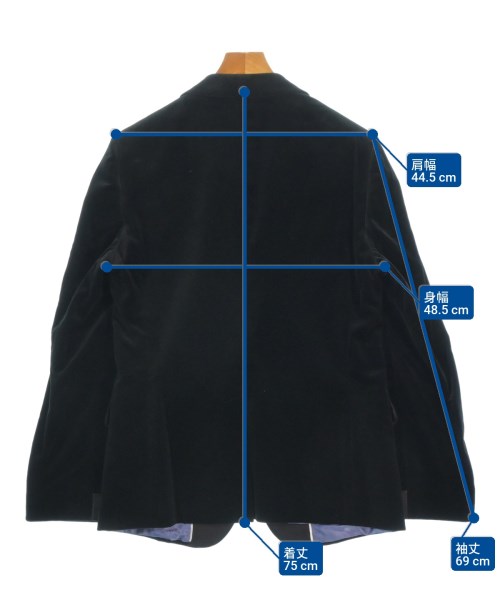 GUCCI（グッチ）テーラードジャケット 黒 サイズ:50(XL位) メンズ/2200670034017