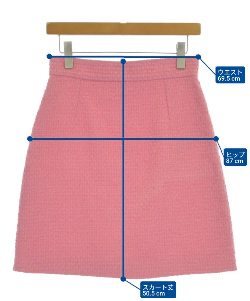 GUCCI（グッチ）ミニスカート ピンク サイズ:42(M位) レディース/2200670661091