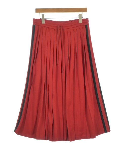 GUCCI(グッチ)ロング・マキシ丈スカート 赤 サイズ:L/2200670750085