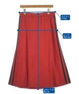 GUCCI（グッチ）ロング・マキシ丈スカート 赤 サイズ:L レディース/2200670750085