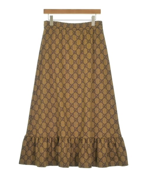 GUCCI（グッチ）ロング・マキシ丈スカート ベージュ サイズ:S レディース/2200670750092