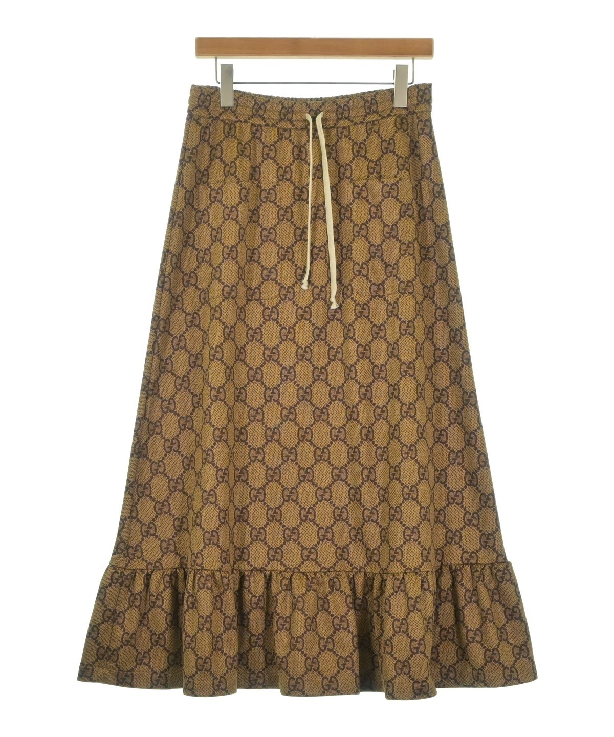 GUCCI（グッチ）ロング・マキシ丈スカート ベージュ サイズ:S